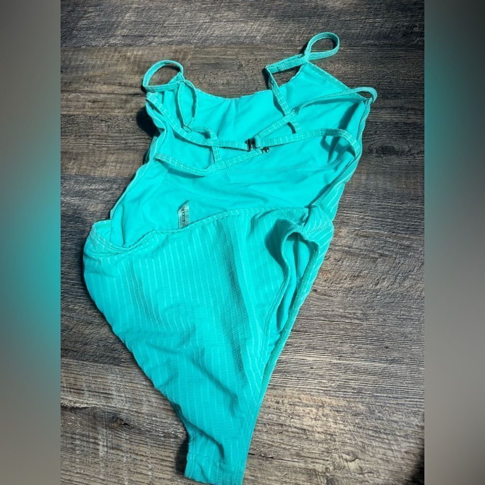 ZAFUL Blue bathing suit with strappy back #20 - Picture 6 of 8